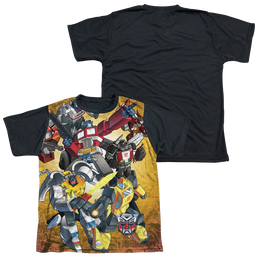 Transformers Autobots V Decepticons - Youth Black Back T-Shirt Youth Black Back T-Shirt (Ages 8-12) Transformers   