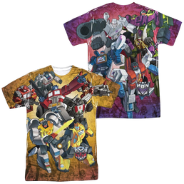 Transformers Autobots V Decepticons (Front/Back Print) - Men's All-Over Print T-Shirt Men's All-Over Print T-Shirt Transformers   