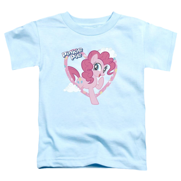 Light blue toddler t-shirt with My Little Pony Friendship Is Magic Pinkie Pie graphic