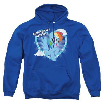 Royal pullover hoodie with My Little Pony Friendship Is Magic Rainbow Dash graphic