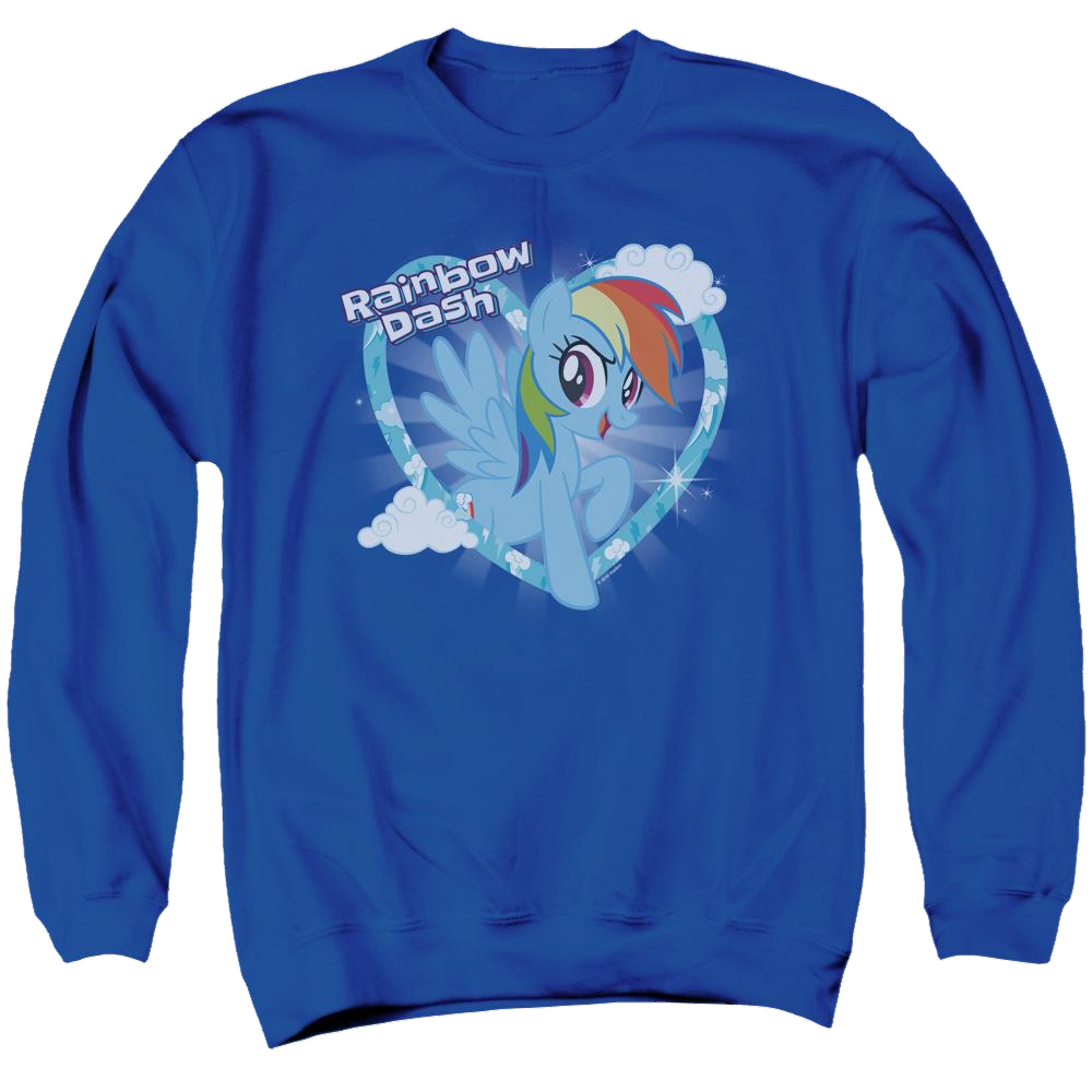 My Little Pony Friendship Is Magic Rainbow Dash - Men's Crewneck Sweatshirt Men's Crewneck Sweatshirt My Little Pony   