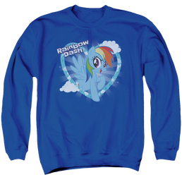 My Little Pony Friendship Is Magic Rainbow Dash - Men's Crewneck Sweatshirt Men's Crewneck Sweatshirt My Little Pony   