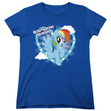 Royal women's t-shirt with My Little Pony Friendship Is Magic Rainbow Dash graphic