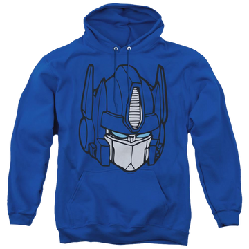 Royal pullover hoodie with Transformers Optimus Head graphic