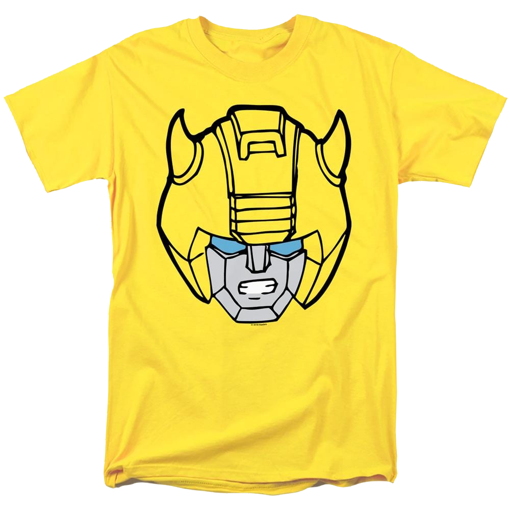 Transformers Bumblebee Head - Men's Regular Fit T-Shirt Men's Regular Fit T-Shirt Transformers   