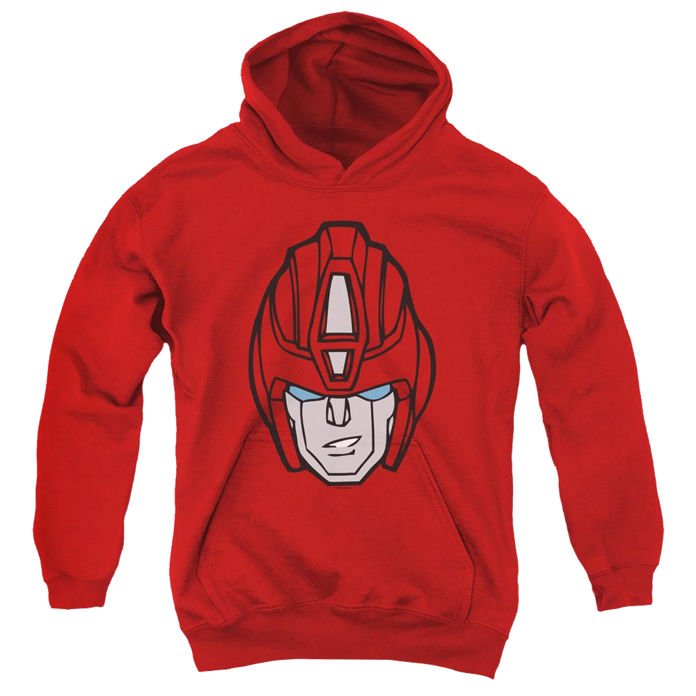 Transformers Hot Rod Head - Youth Hoodie Youth Hoodie (Ages 8-12) Transformers   