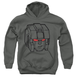 Transformers Starscream Head - Youth Hoodie Youth Hoodie (Ages 8-12) Transformers   