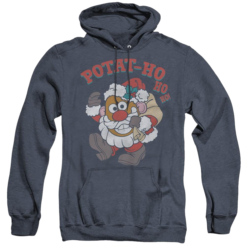Mr Potato Head Ho Ho Ho - Heather Pullover Hoodie Heather Pullover Hoodie Mr Potato Head   