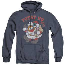 Mr Potato Head Ho Ho Ho - Heather Pullover Hoodie Heather Pullover Hoodie Mr Potato Head   