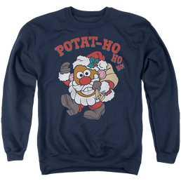 Mr Potato Head Ho Ho Ho - Men's Crewneck Sweatshirt Men's Crewneck Sweatshirt Mr Potato Head   