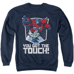 Transformers You Got The Touch - Men's Crewneck Sweatshirt Men's Crewneck Sweatshirt Transformers   