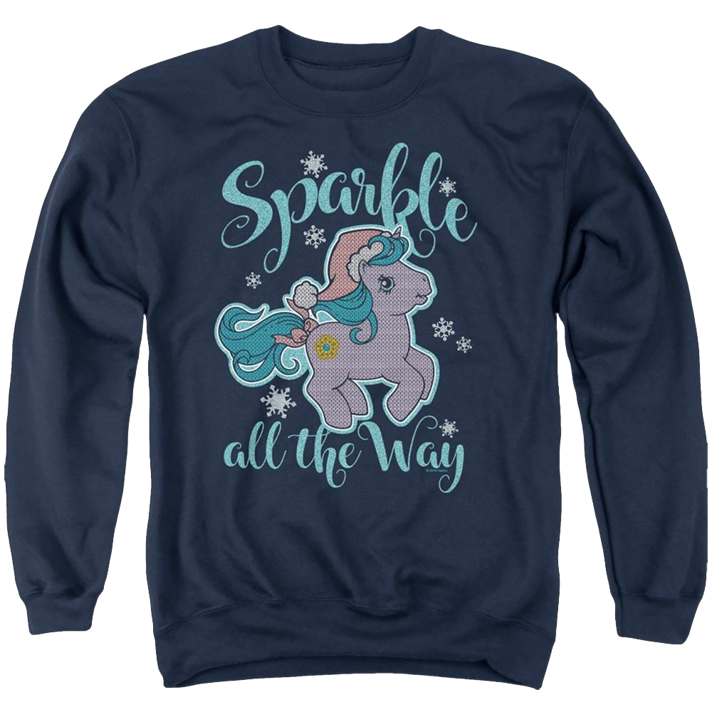 My Little Pony Classic Sparkle All The Way 2 - Men's Crewneck Sweatshirt Men's Crewneck Sweatshirt My Little Pony   