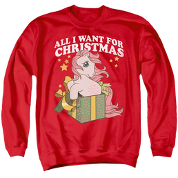 My Little Pony Classic All I Want - Men's Crewneck Sweatshirt Men's Crewneck Sweatshirt My Little Pony   