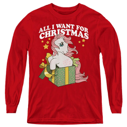 My Little Pony Classic All I Want - Youth Long Sleeve T-Shirt Youth Long Sleeve T-Shirt My Little Pony   