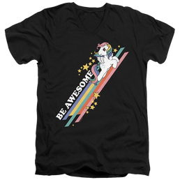 My Little Pony Classic Be Awesome - Men's V-Neck T-Shirt Men's V-Neck T-Shirt My Little Pony   