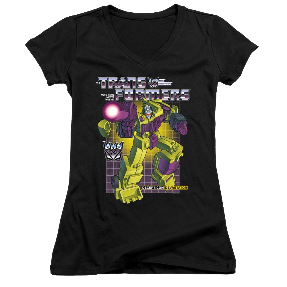 Transformers Devastator - Juniors V-Neck T-Shirt Juniors V-Neck T-Shirt Transformers   