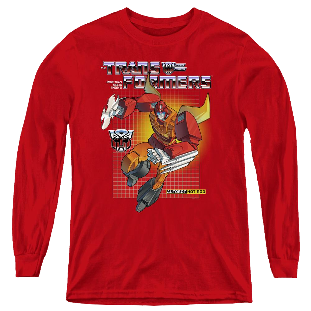 Transformers Hot Rod - Youth Long Sleeve T-Shirt Youth Long Sleeve T-Shirt Transformers   