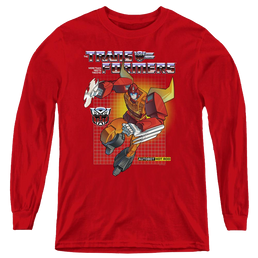 Transformers Hot Rod - Youth Long Sleeve T-Shirt Youth Long Sleeve T-Shirt Transformers   