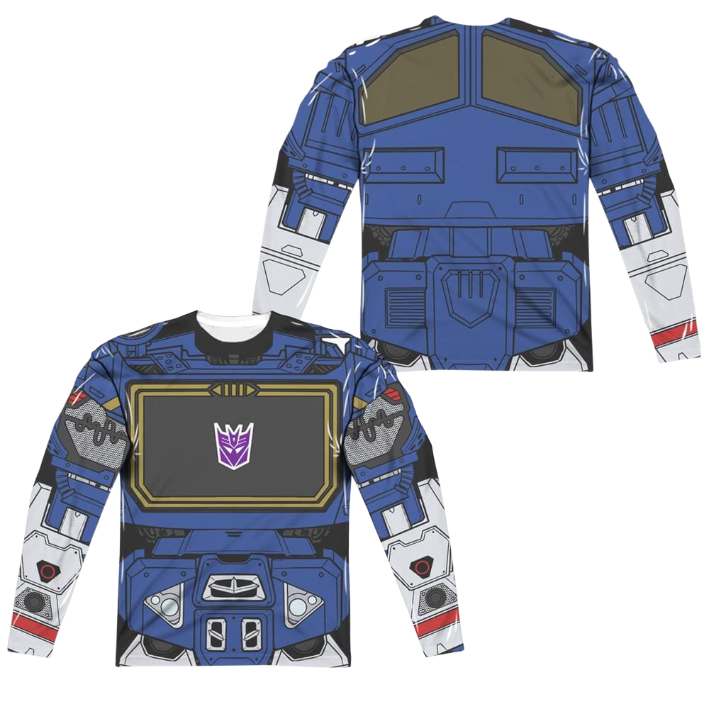 Transformers Soundwave Costume (Front/Back Print) - Men's All-Over Print Long Sleeve Men's All-Over Print Long Sleeve Transformers   