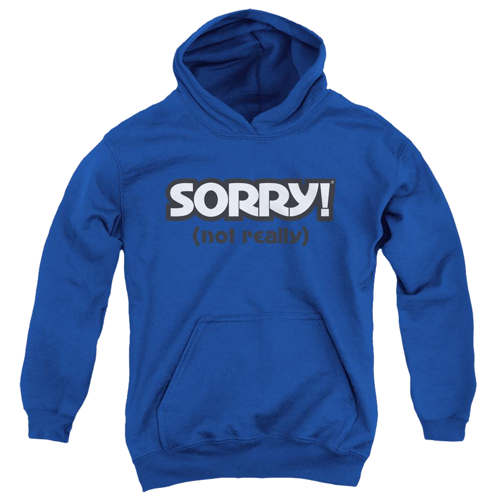 Game of Sorry Not Really - Youth Hoodie Youth Hoodie (Ages 8-12) Sorry   