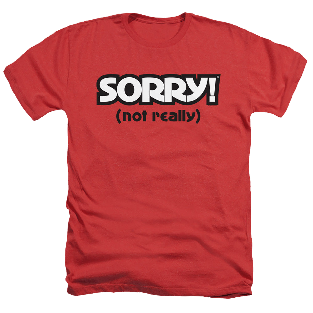 Hasbro Not Sorry - Men's Heather T-Shirt Men's Heather T-Shirt Sorry   