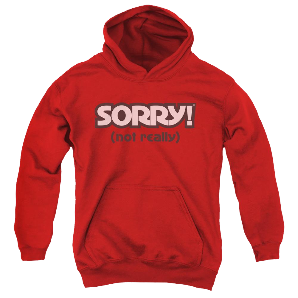 Game of Sorry Not Really - Youth Hoodie Youth Hoodie (Ages 8-12) Sorry   