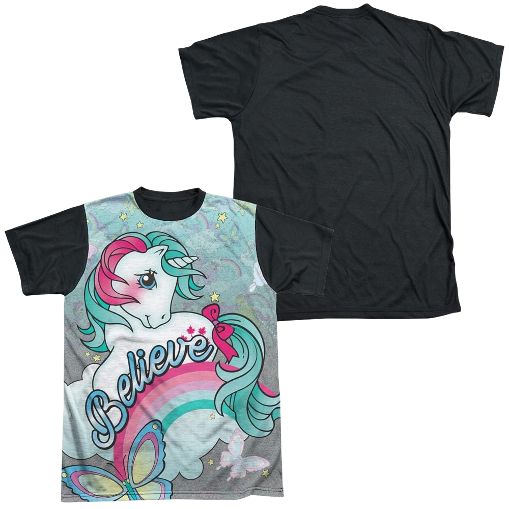 My Little Pony Classic Believe In Dreams - Men's Black Back T-Shirt Men's Black Back T-Shirt My Little Pony   