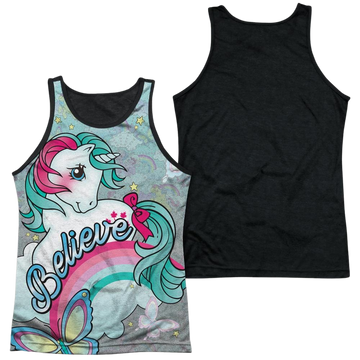 My Little Pony Classic Believe In Dreams men's black back tank