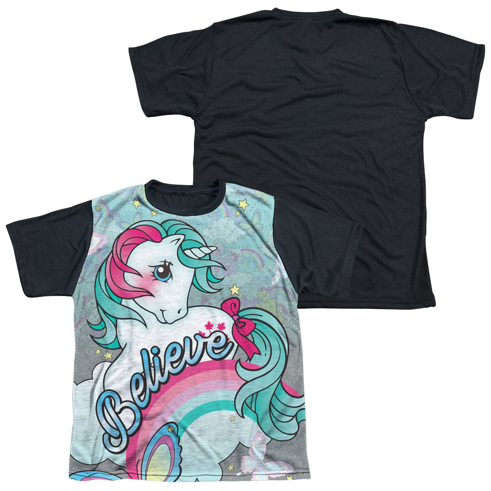 My Little Pony Classic Believe In Dreams - Youth Black Back T-Shirt Youth Black Back T-Shirt (Ages 8-12) My Little Pony   