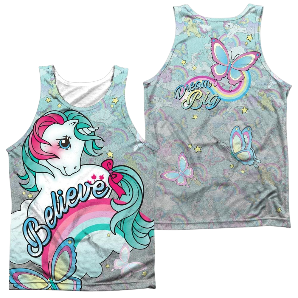 My Little Pony Classic Believe In Dreams (Front/Back Print) - Men's All Over Print Tank Top Men's All Over Print Tank My Little Pony   