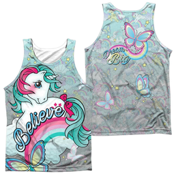 My Little Pony Classic Believe In Dreams (Front/Back Print) - Men's All Over Print Tank Top Men's All Over Print Tank My Little Pony   