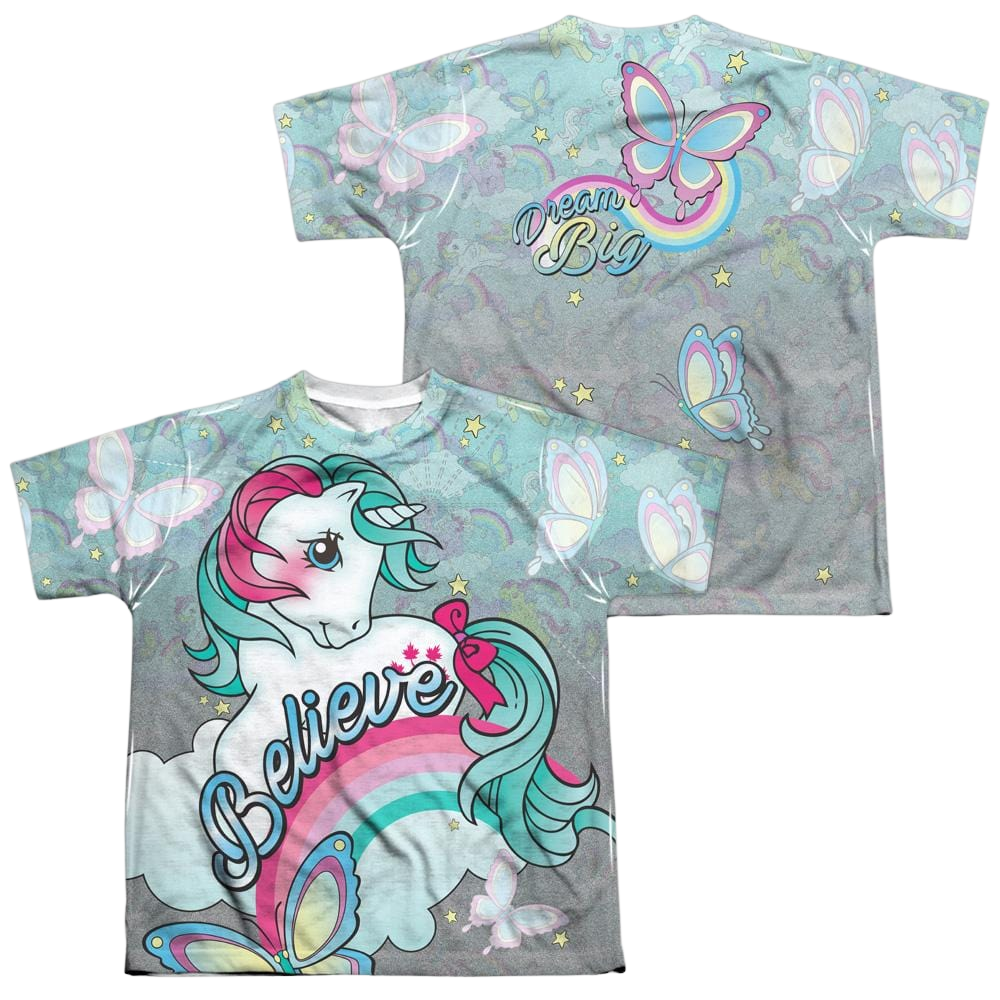 My Little Pony Classic Believe In Dreams (Front/Back Print) - Youth All-Over Print T-Shirt Youth All-Over Print T-Shirt (Ages 8-12) My Little Pony   