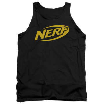 Black men's tank with Nerf Logo graphic