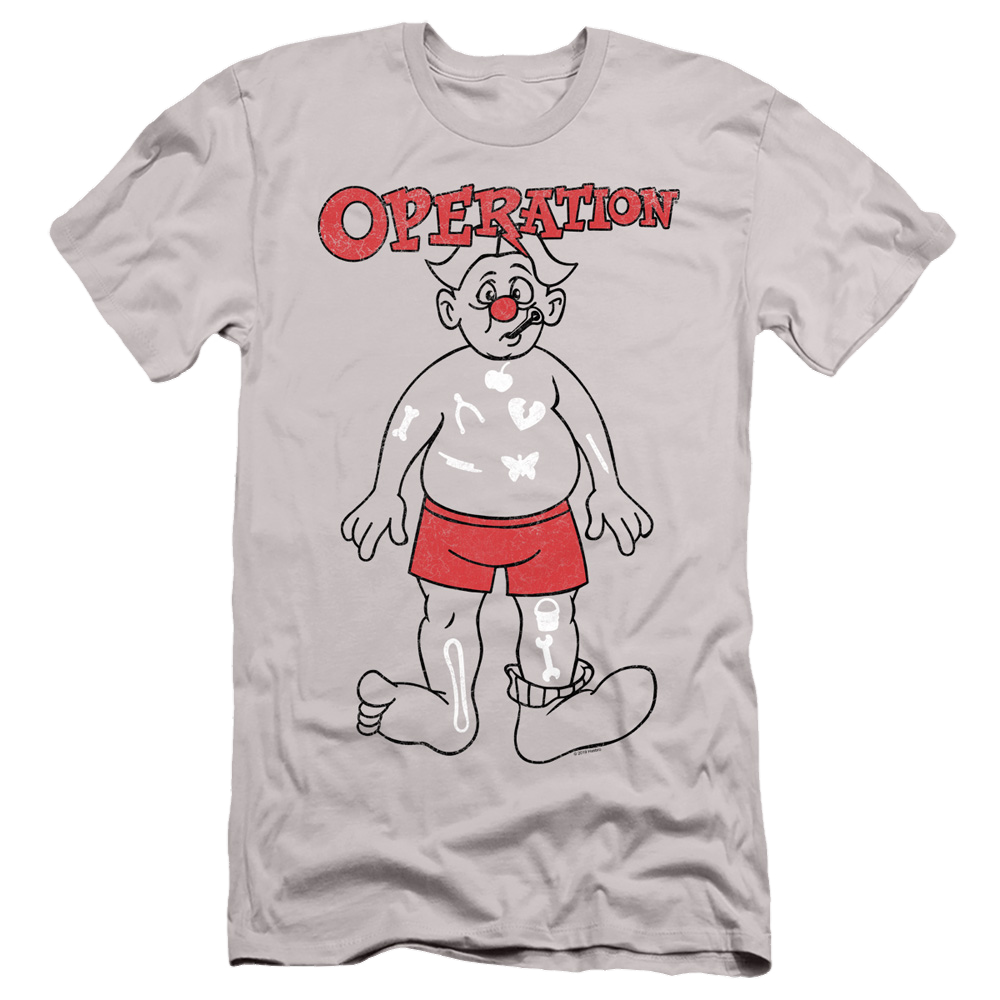 Hasbro Operation Operate - Men's Slim Fit T-Shirt Men's Slim Fit T-Shirt Operation   