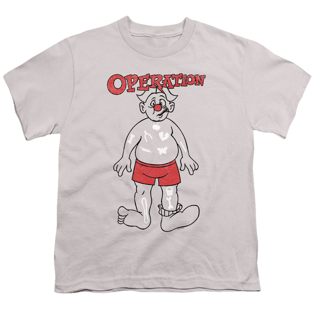 Hasbro Operation Operate - Youth T-Shirt Youth T-Shirt (Ages 8-12) Operation   