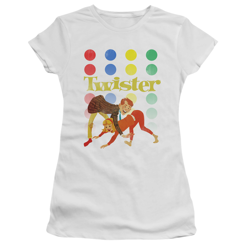 Hasbro Gaming Old School Twister - Juniors T-Shirt Juniors T-Shirt Twister   
