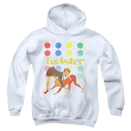 Hasbro Gaming Old School Twister - Youth Hoodie Youth Hoodie (Ages 8-12) Twister   