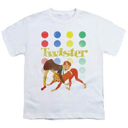 Hasbro Gaming Old School Twister - Youth T-Shirt Youth T-Shirt (Ages 8-12) Twister   