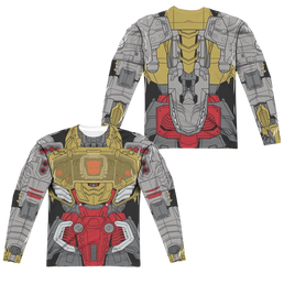 Transformers Grimlock Costume (Front/Back Print) - Men's All-Over Print Long Sleeve Men's All-Over Print Long Sleeve Transformers   
