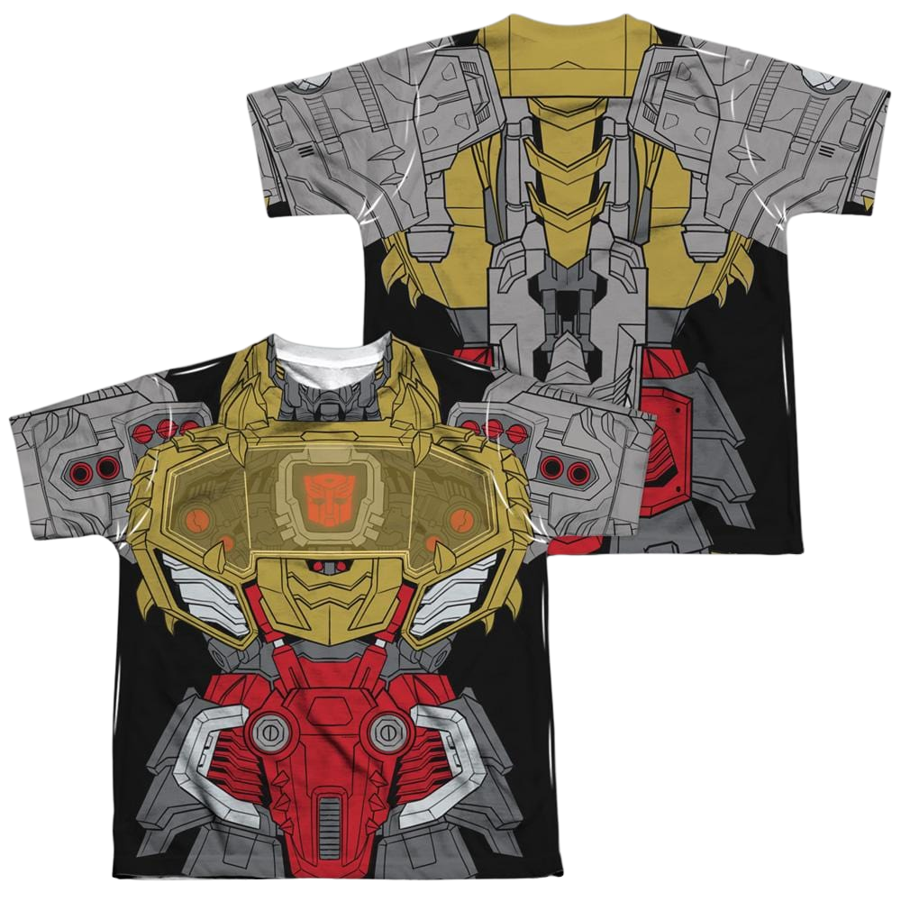Transformers Grimlock Costume (Front/Back Print) - Youth All-Over Print T-Shirt Youth All-Over Print T-Shirt (Ages 8-12) Transformers   