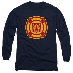 Transformers Rescue Bots Logo - Men's Long Sleeve T-Shirt Men's Long Sleeve T-Shirt Transformers   
