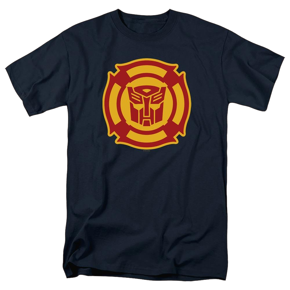 Transformers Rescue Bots Logo - Men's Regular Fit T-Shirt Men's Regular Fit T-Shirt Transformers   