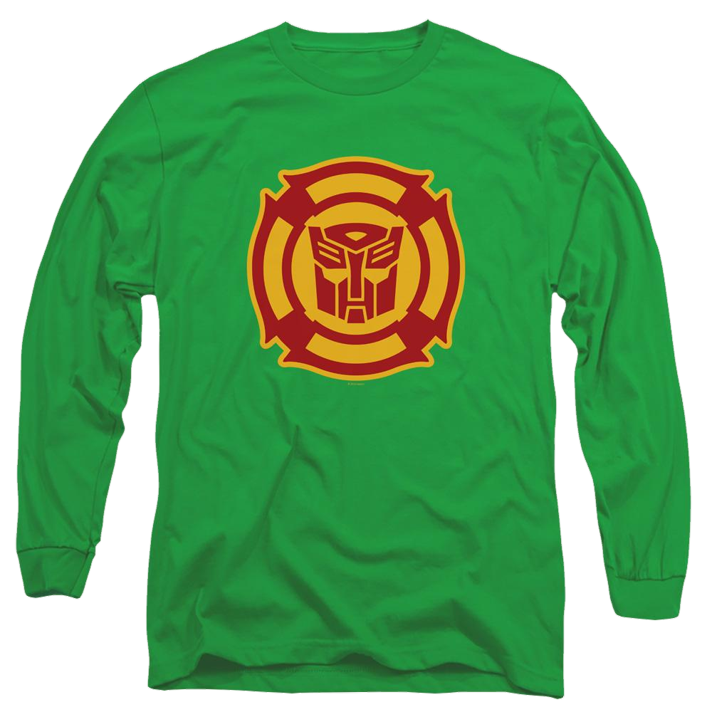 Transformers Rescue Bots Logo - Men's Long Sleeve T-Shirt Men's Long Sleeve T-Shirt Transformers   