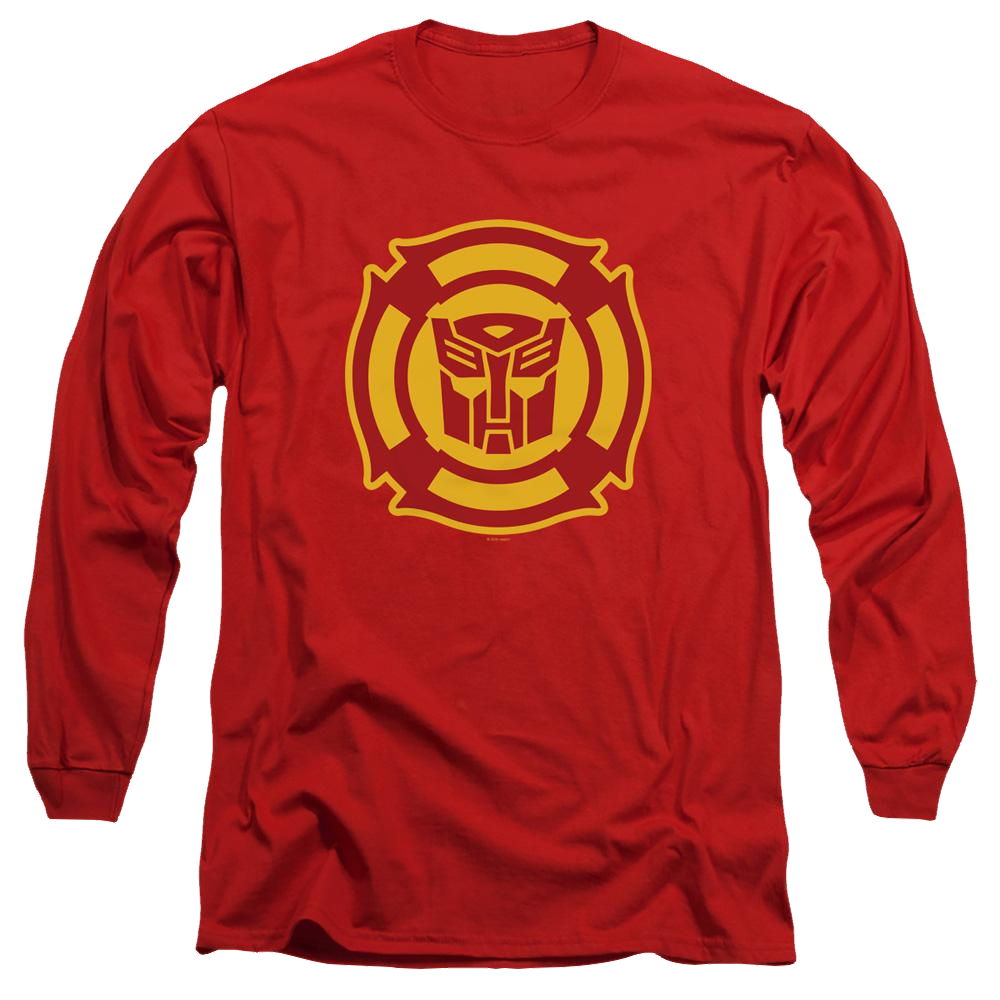 Transformers Rescue Bots Logo - Men's Long Sleeve T-Shirt Men's Long Sleeve T-Shirt Transformers   