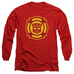 Transformers Rescue Bots Logo - Men's Long Sleeve T-Shirt Men's Long Sleeve T-Shirt Transformers   