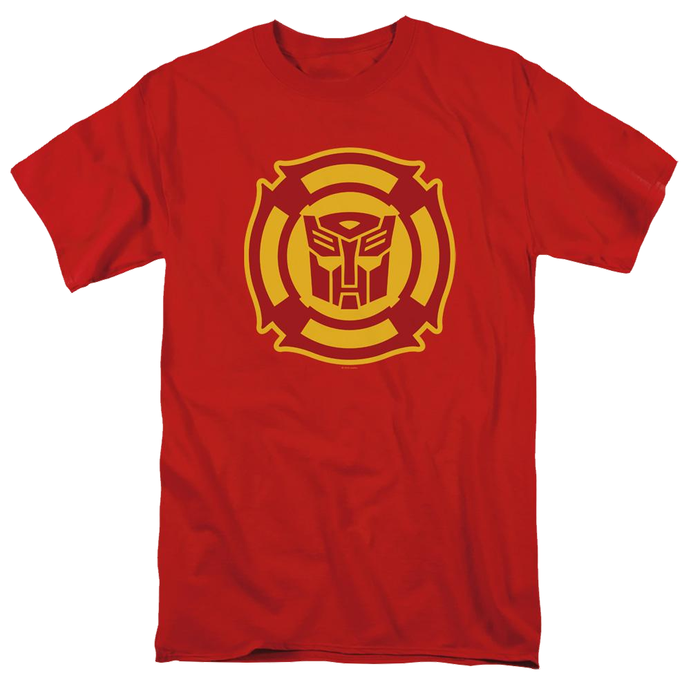 Transformers Rescue Bots Logo - Men's Regular Fit T-Shirt Men's Regular Fit T-Shirt Transformers   