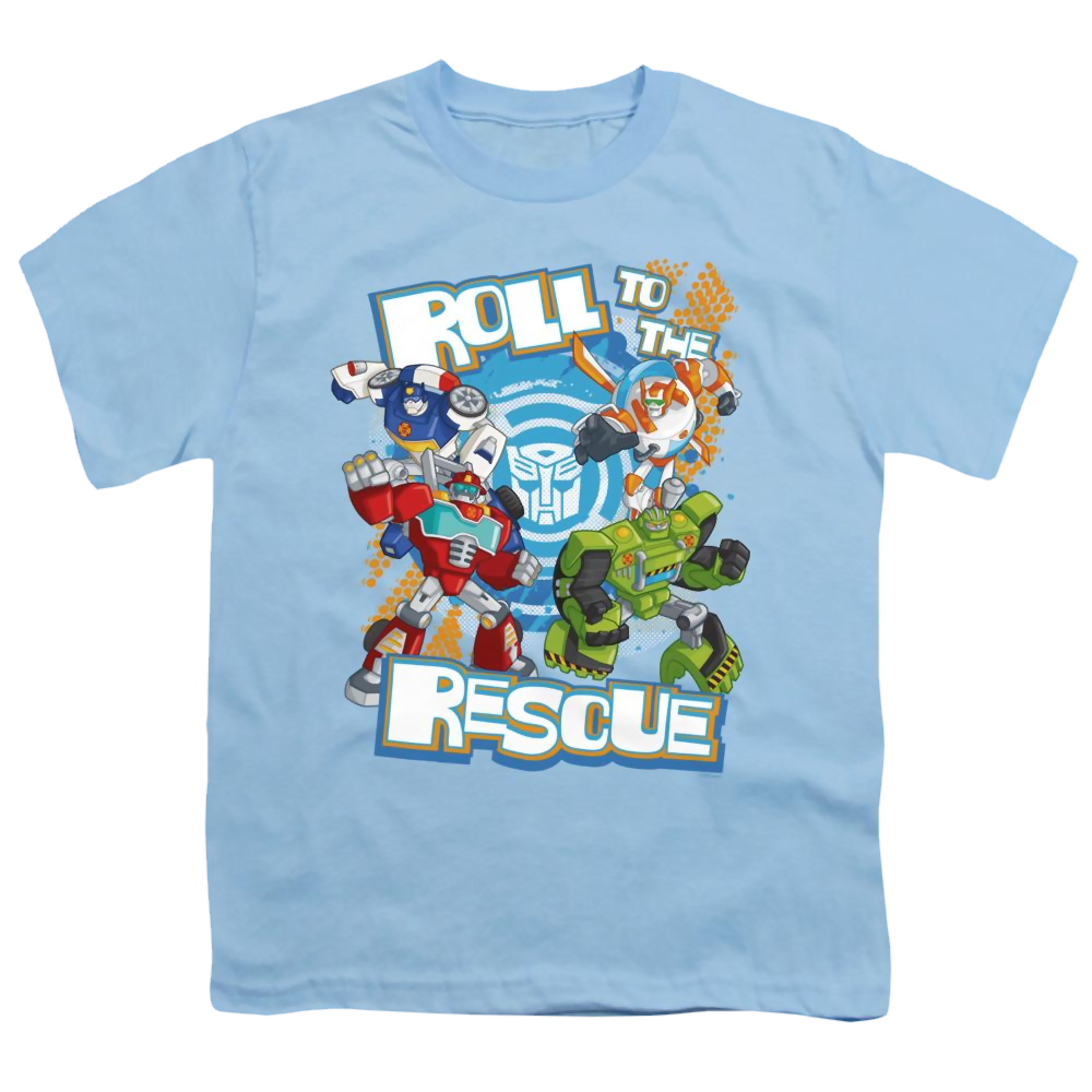 Transformers Roll To The Rescue - Youth T-Shirt Youth T-Shirt (Ages 8-12) Transformers   