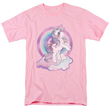 Pink men's regular fit t-shirt with Classic My Little Pony graphic