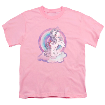 Pink youth t-shirt for ages 8 to 12 with Classic My Little Pony graphic