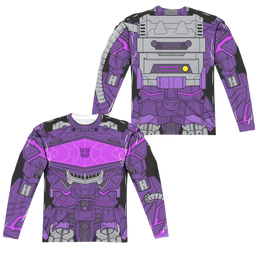 Transformers Shockwave Costume (Front/Back Print) - Men's All-Over Print Long Sleeve Men's All-Over Print Long Sleeve Transformers   